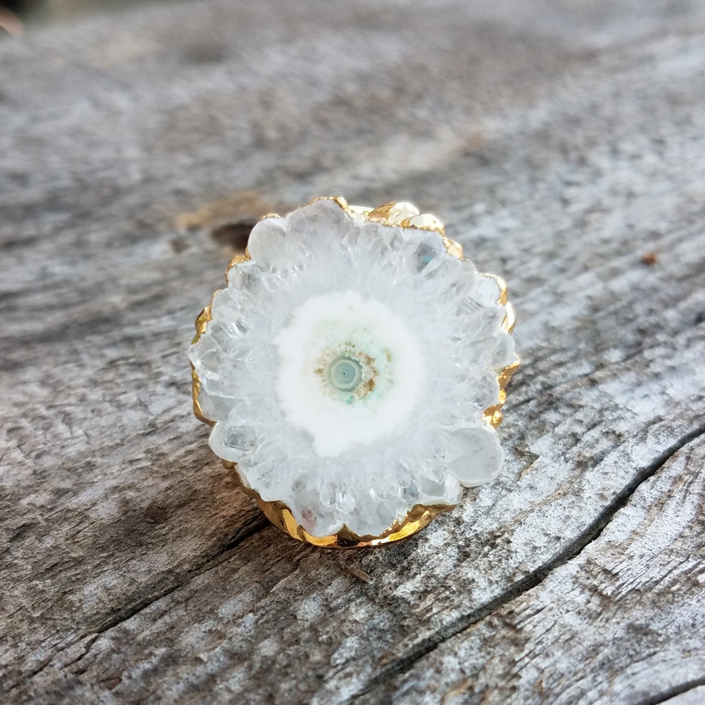 Solar Quartz Ring