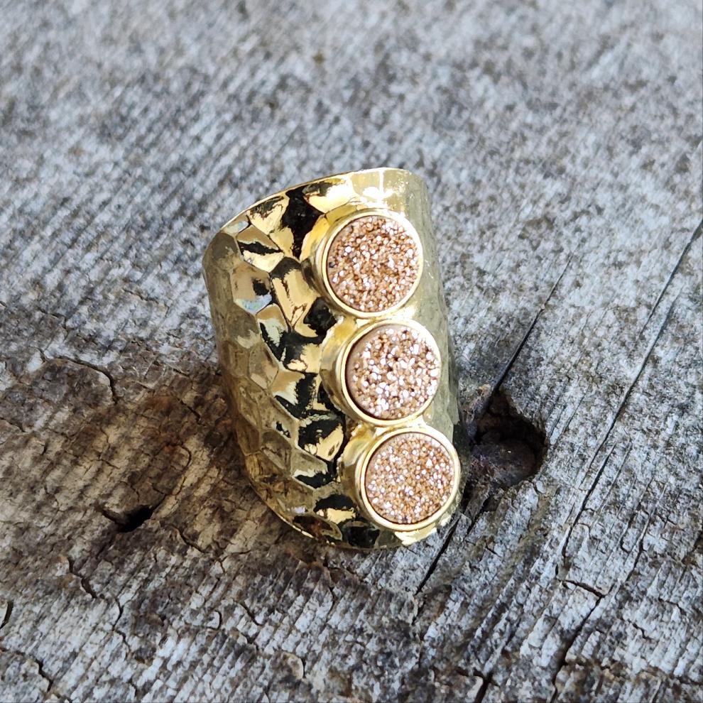 Trilogy Druzy Ring