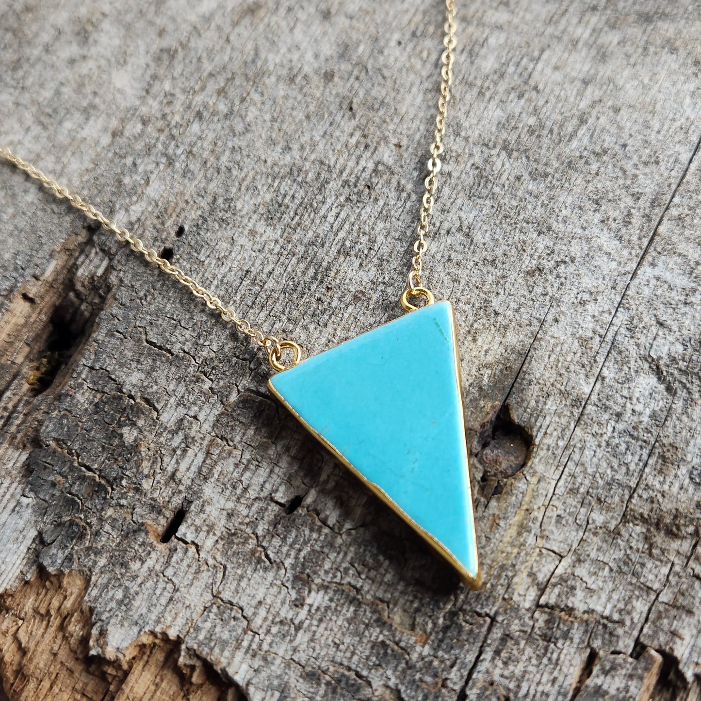 Turquoise Prism Necklace
