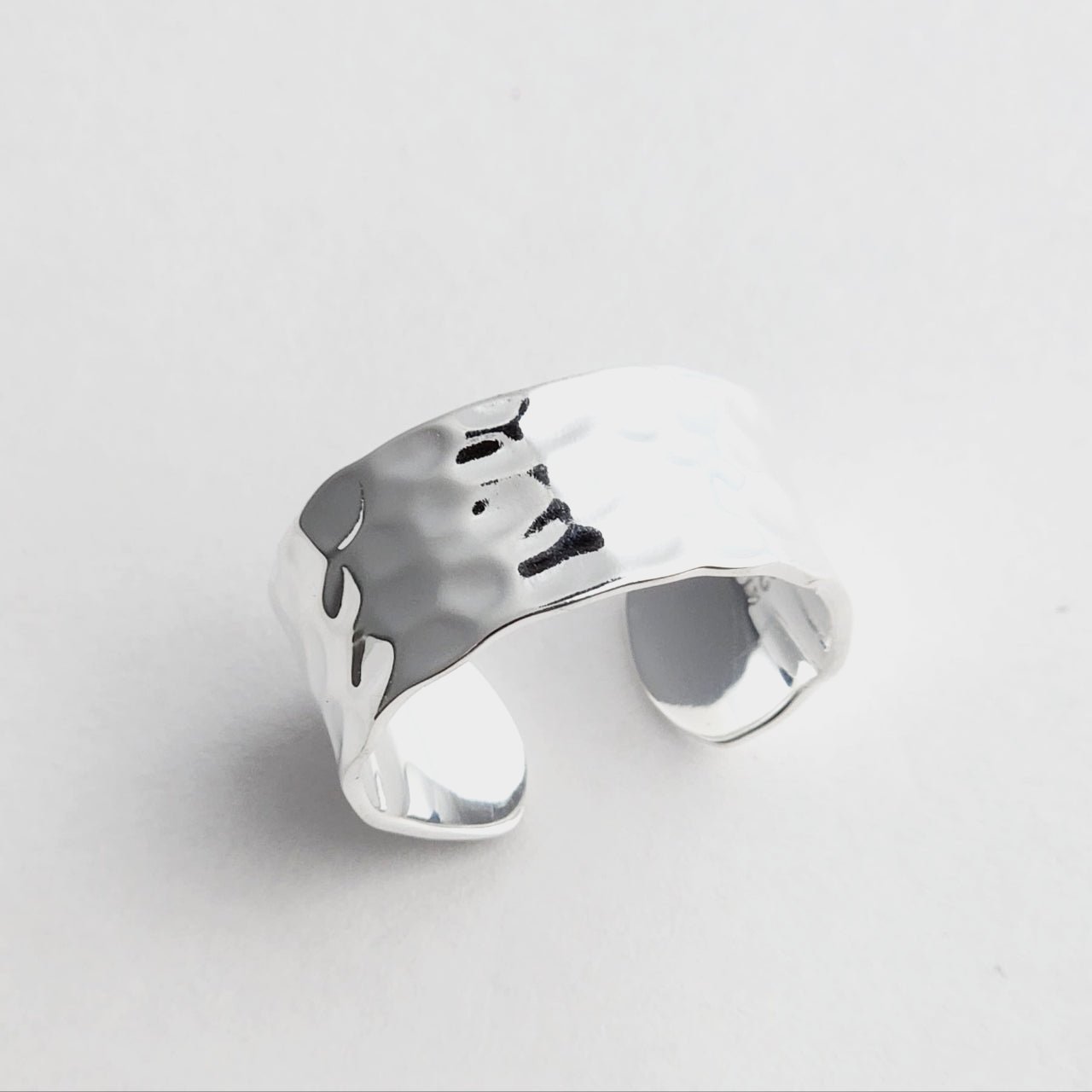 Hammered Sterling Ring
