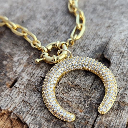 Concave Toggle Necklace