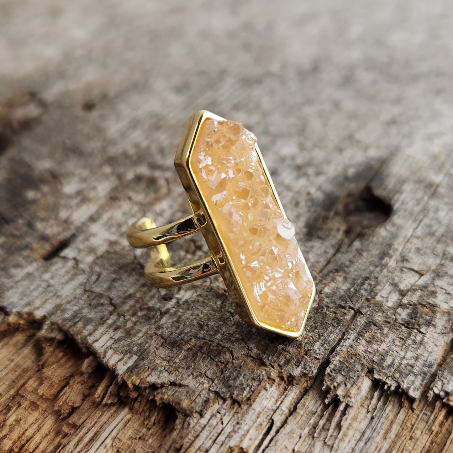 DejaVu Druzy Ring