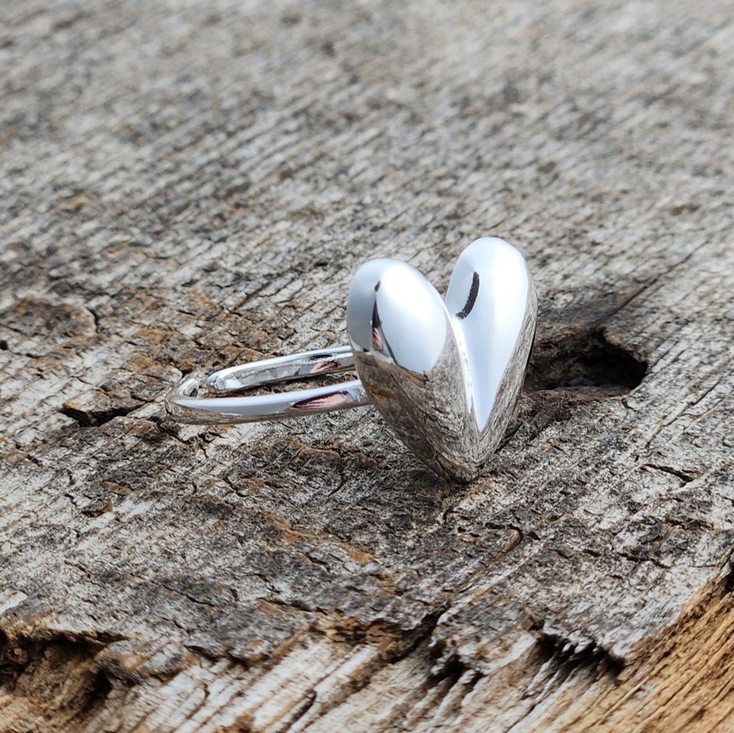 Sterling Heart Ring