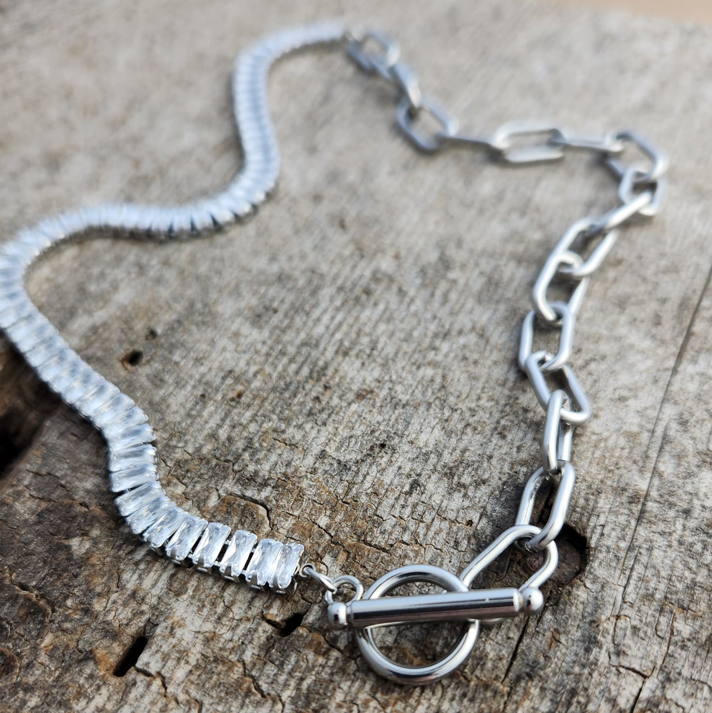 Baguette Chain Choker