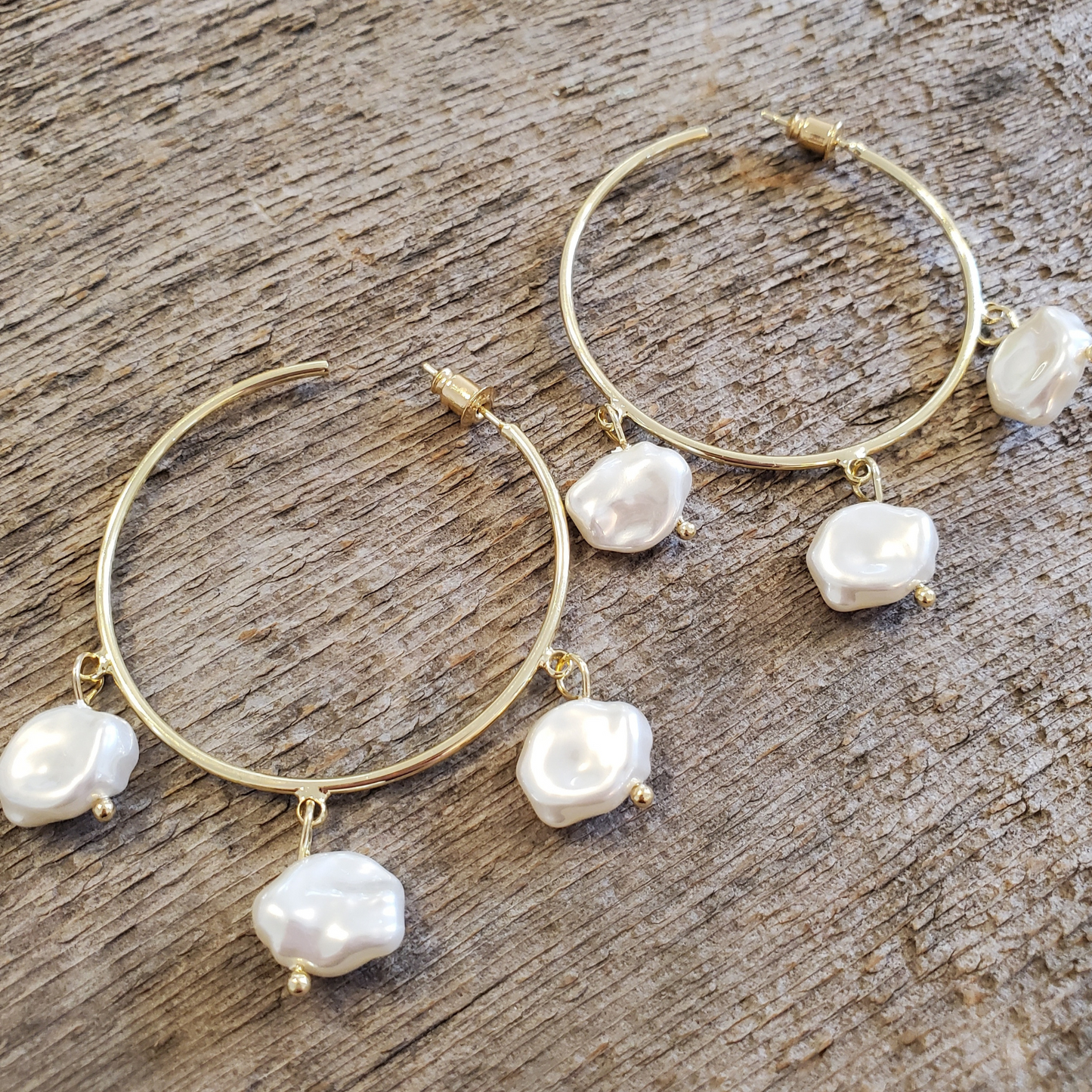 Pearl Hoops