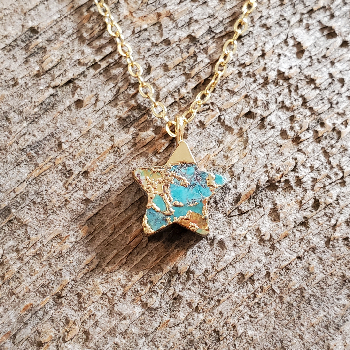Turquoise Bar Necklace