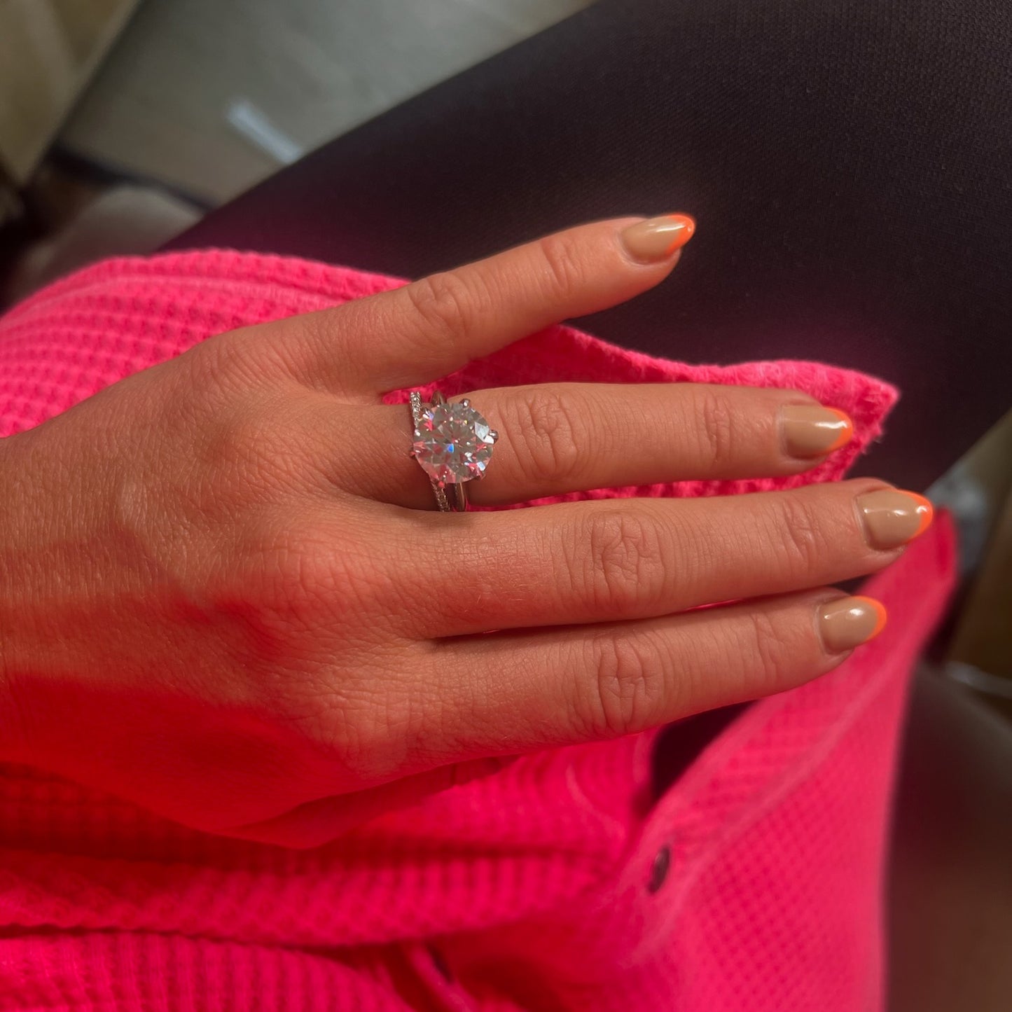 5 Carat Moissanite Ring