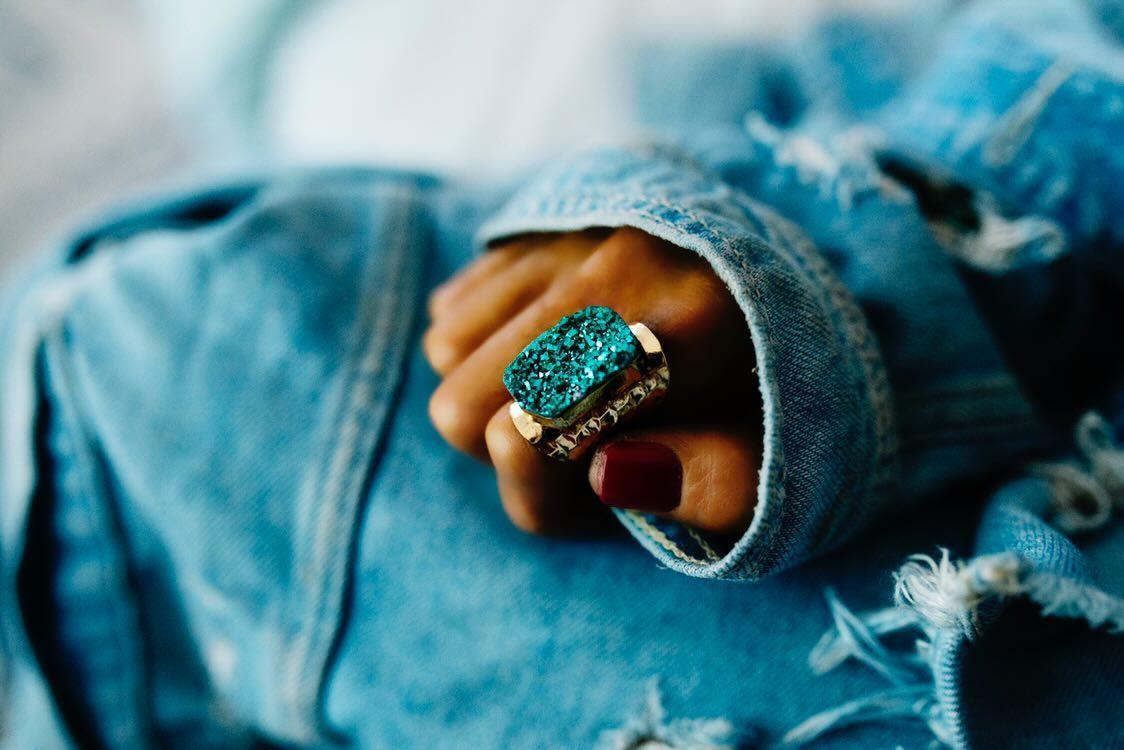 Merlin Druzy Ring