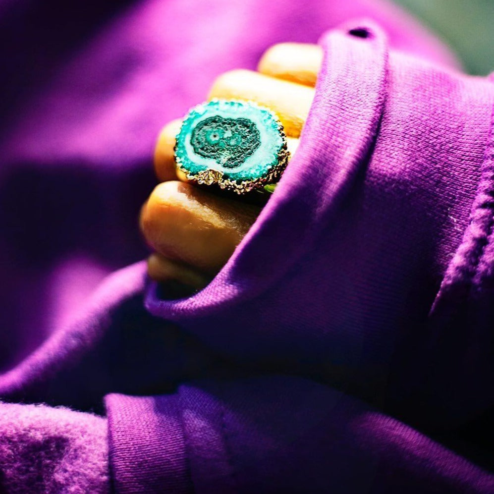 Solar Quartz Ring