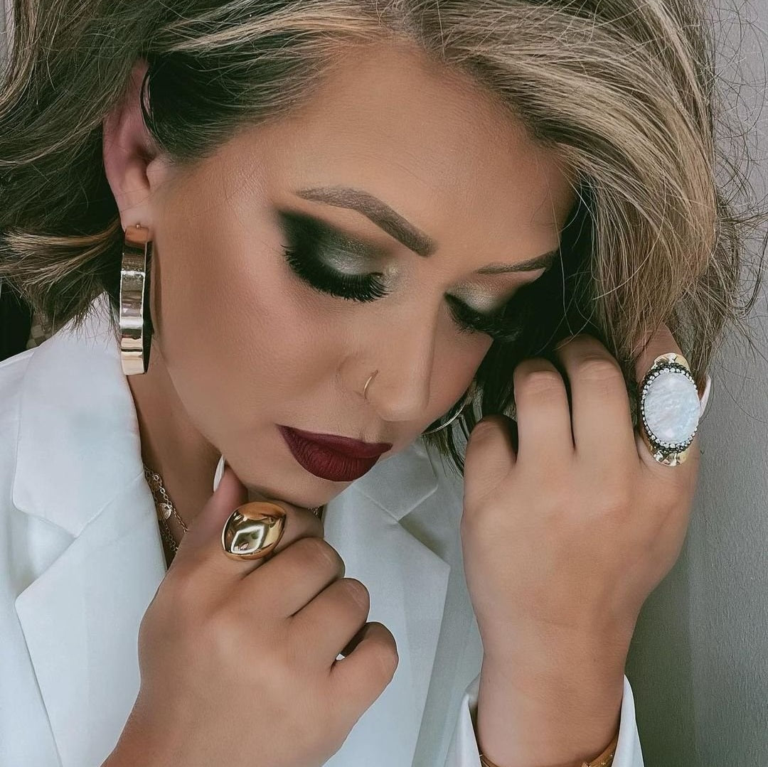 Shiny Golden Bubble Ring