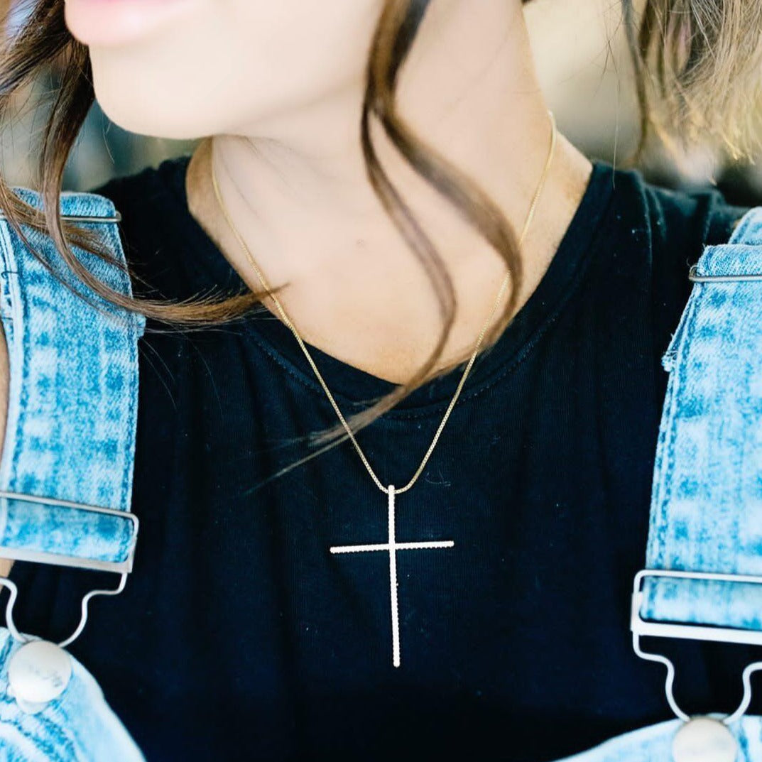 Large Cross Necklace