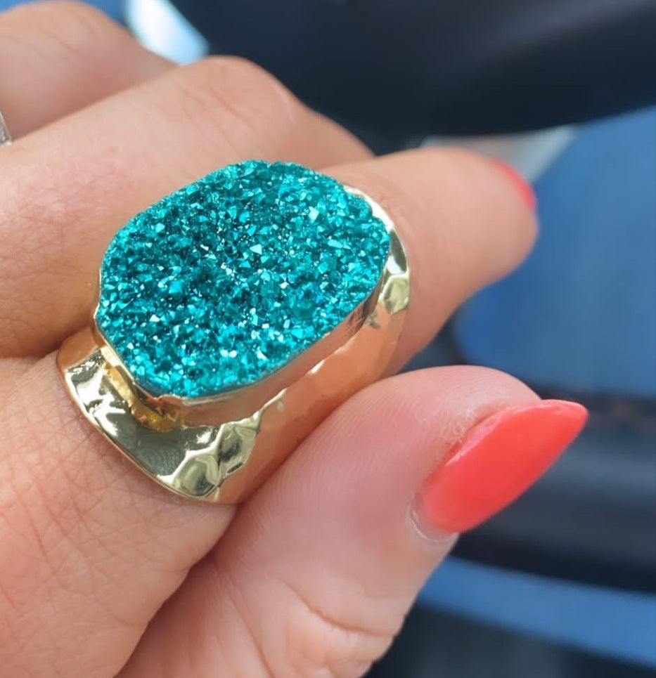 Merlin Druzy Ring