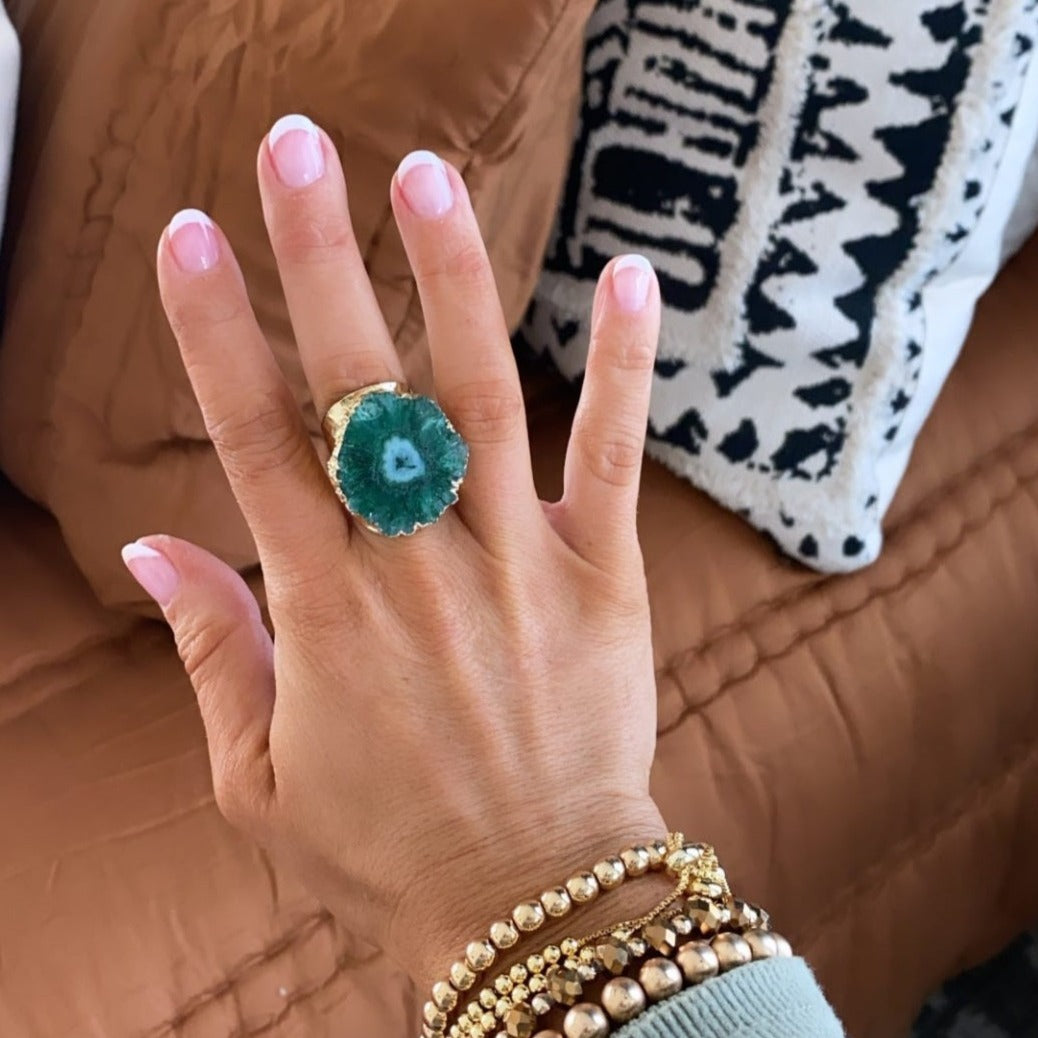 Solar Quartz Ring
