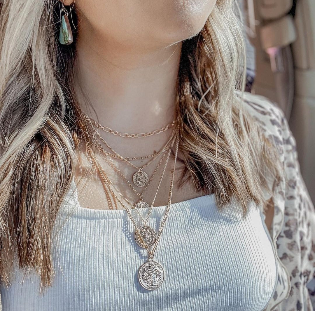 Vintage Coin Necklace