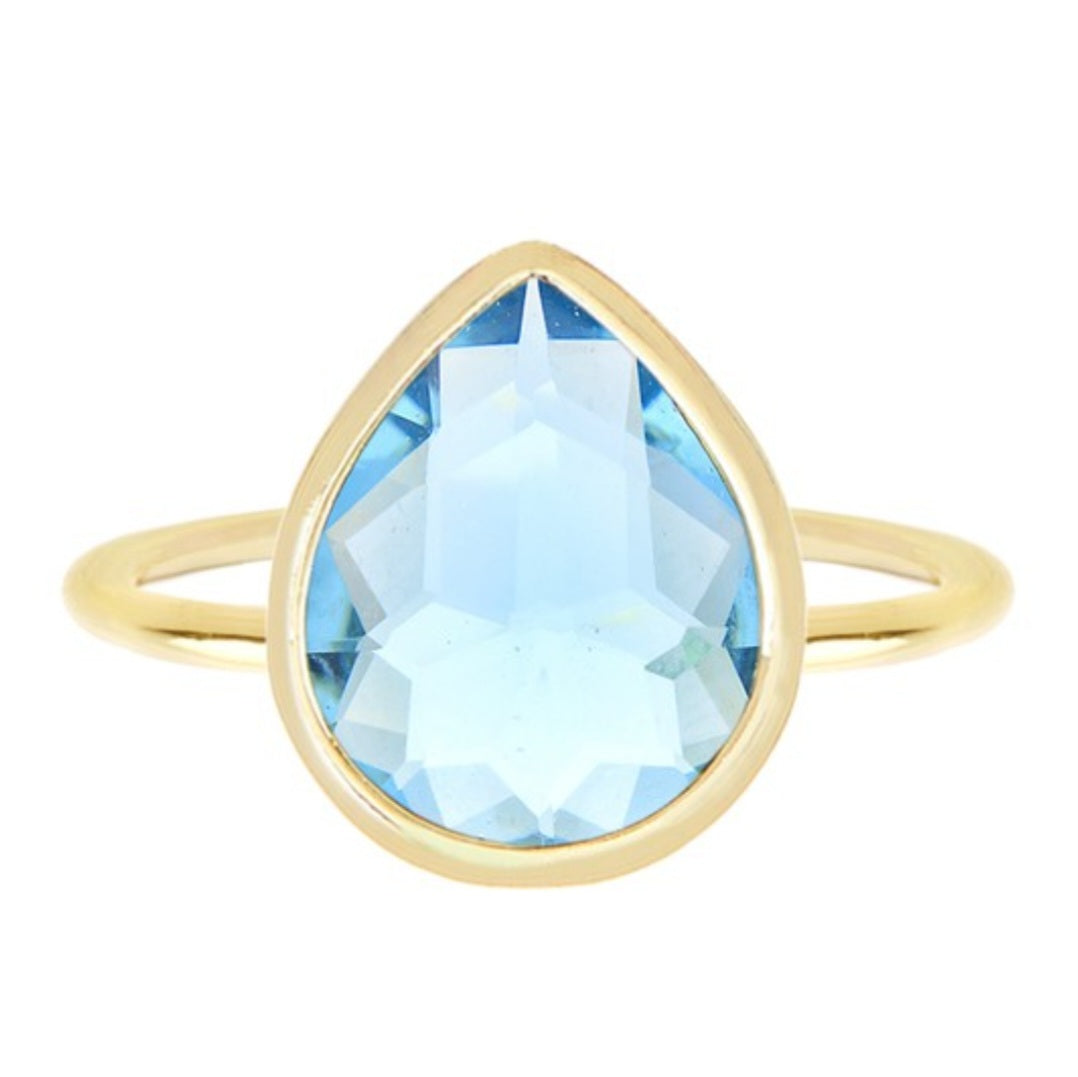 Blue Crystal Ring