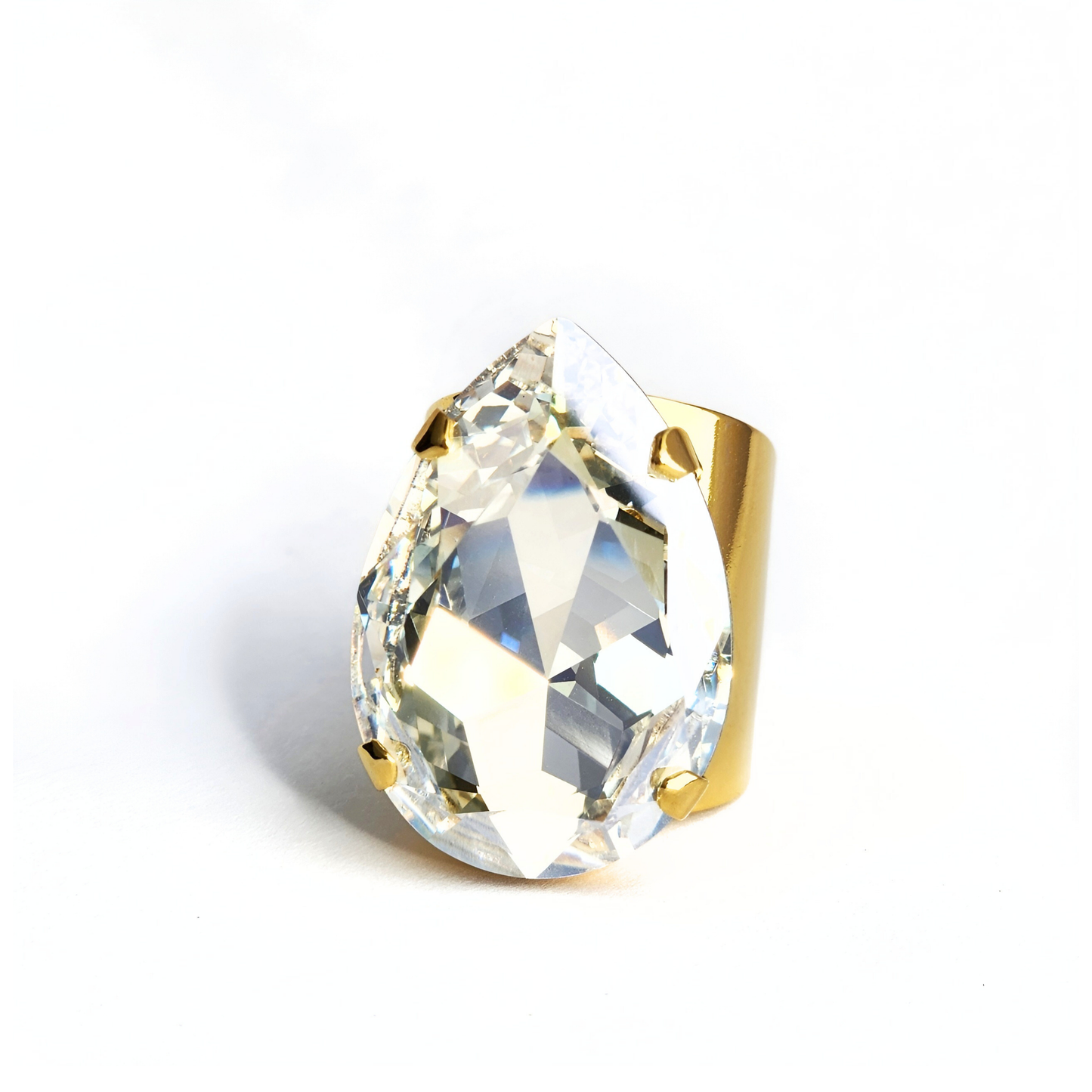 Atlas Ring in Crystal Clear