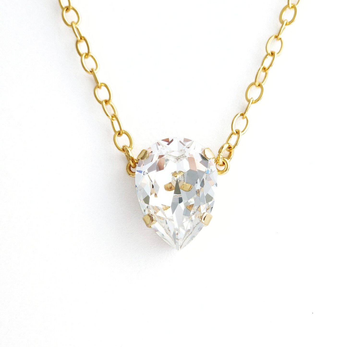 Cosmo Necklace in Crystal Clear