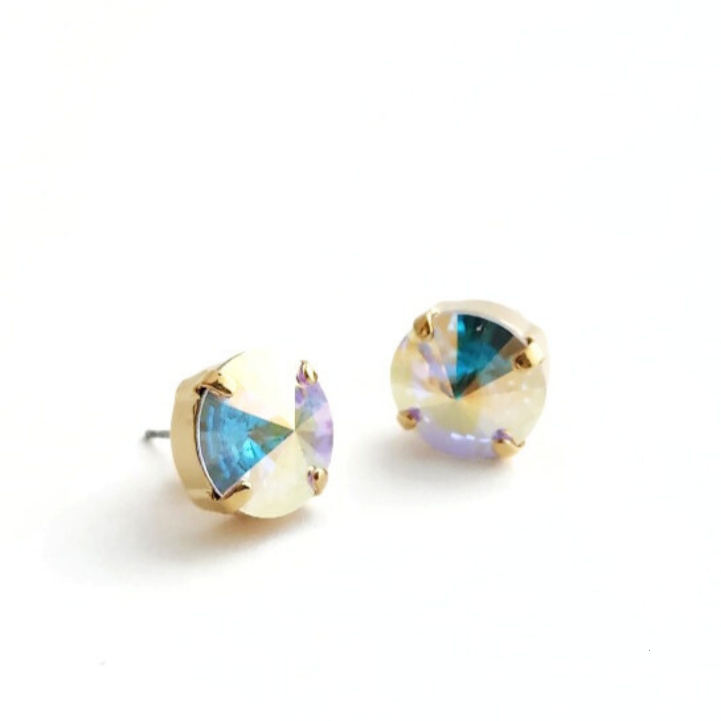 Luna Studs in Aurora Borealis