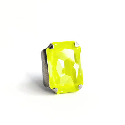 Phoenix Ring in Electric Yellow