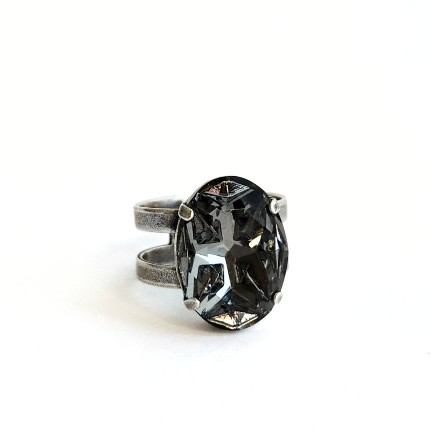 Eclipse Ring in Black Diamond Mirage