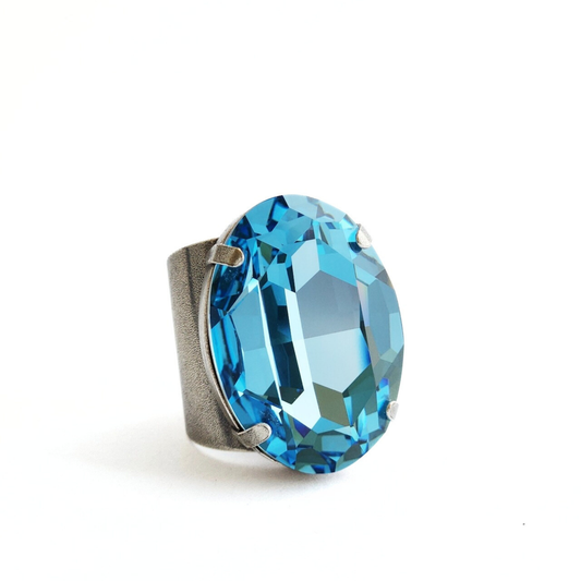 Orion Ring in Aquamarine