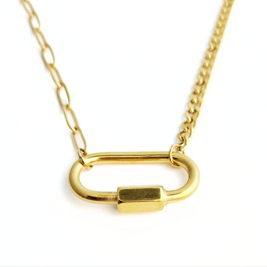 Chic Carabiner Necklace