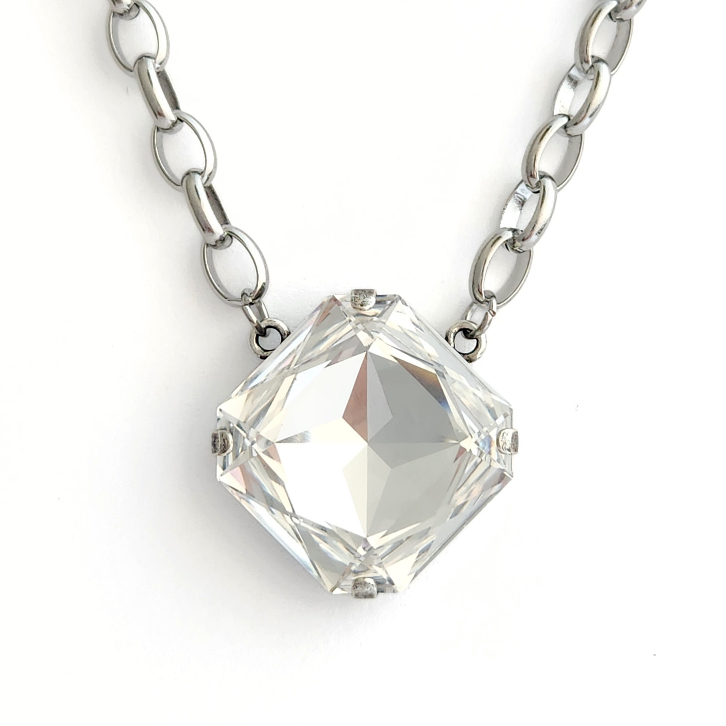 Lynx Necklace in Crystal Clear