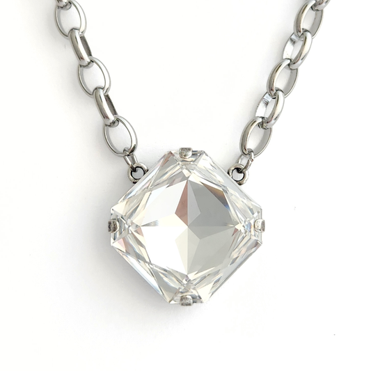 Lynx Necklace in Crystal Clear