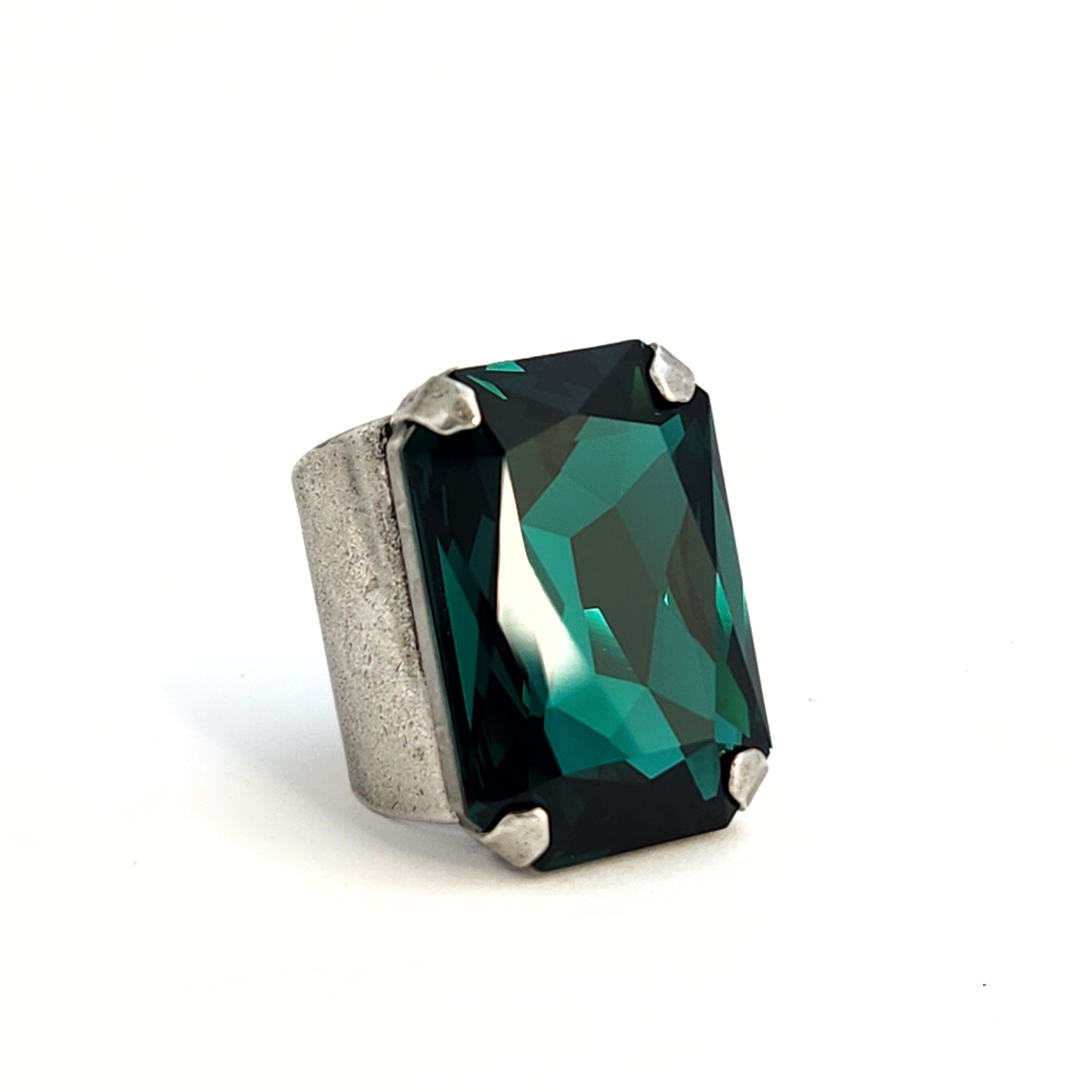 Phoenix Ring in Emerald