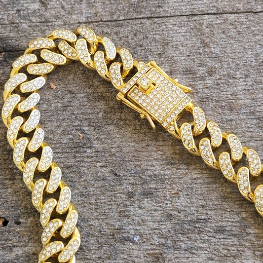 Cz Cuban Chain Necklace