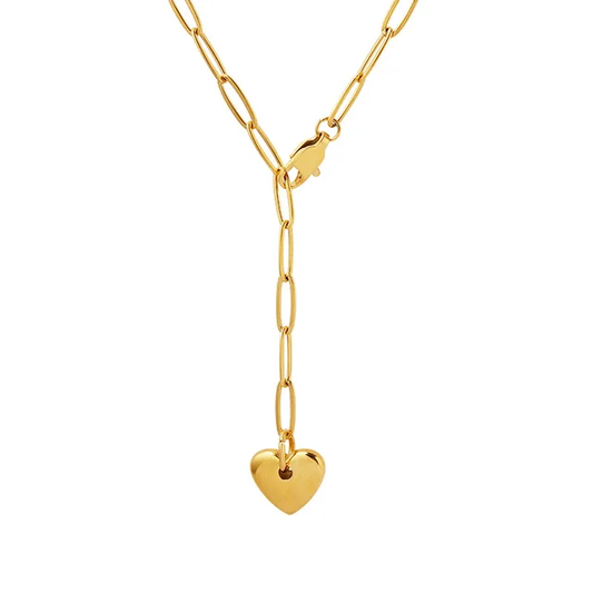 Heart Y Necklace