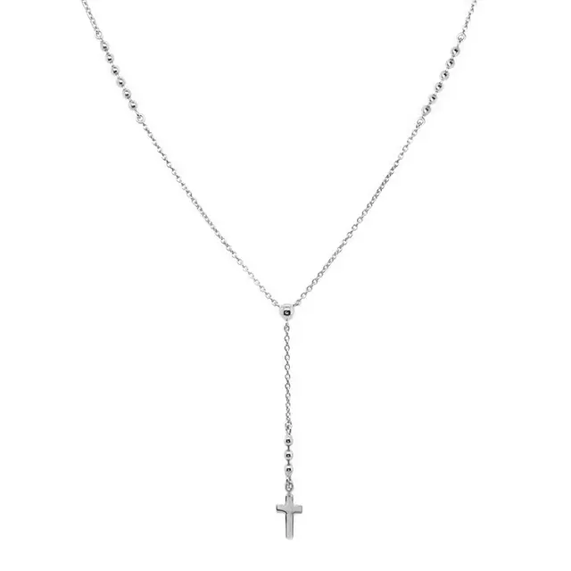Cross Y Necklace