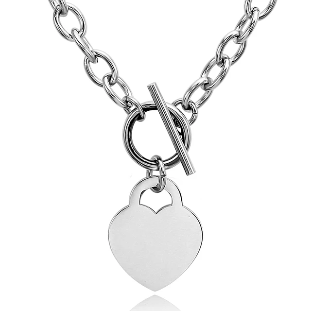 Heart Toggle Necklace – Lavender Blue Soul