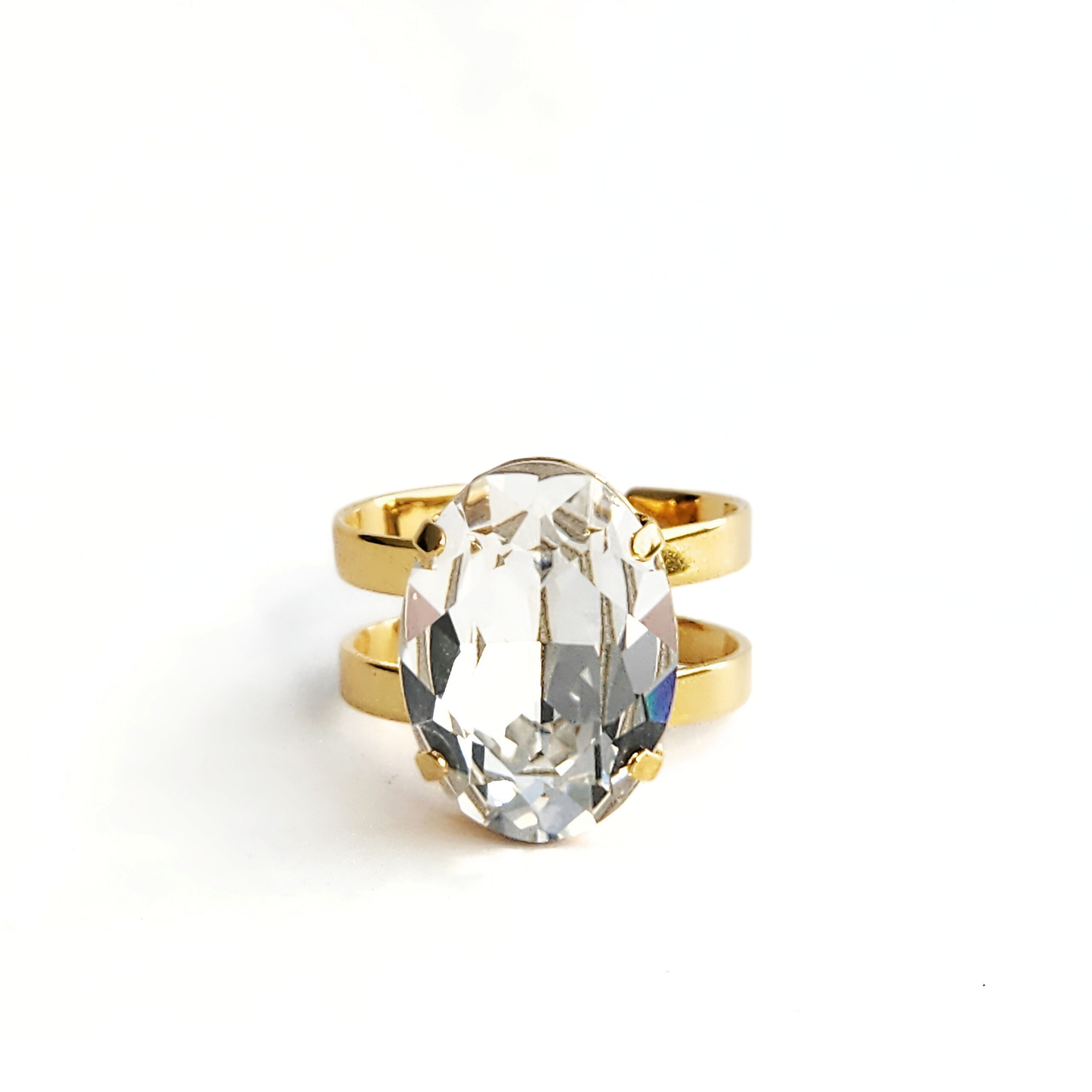 Eclipse Ring in Crystal Clear