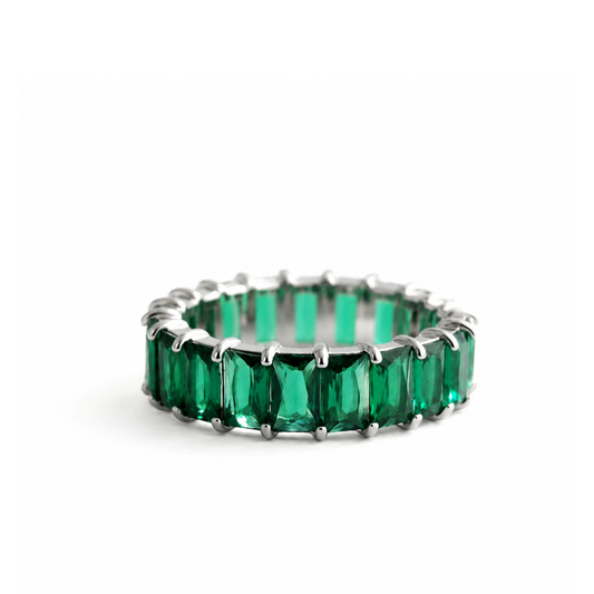 Emerald Baguette Ring