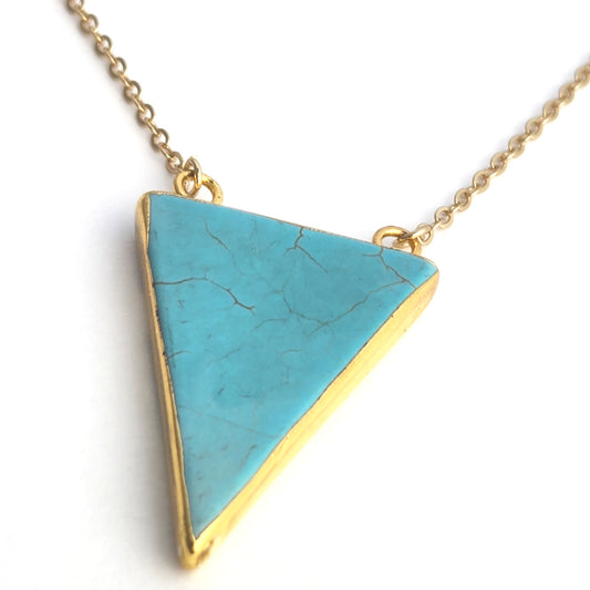 Turquoise Prism Necklace