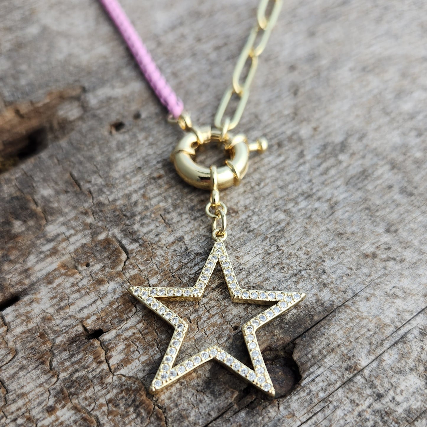 Pink Star Necklace