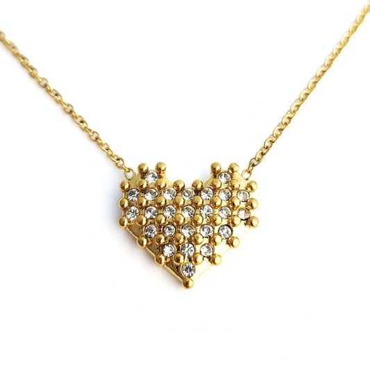 Sparkle Heart Necklace