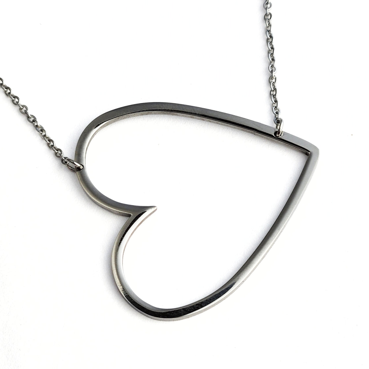 Sideways Heart Necklace