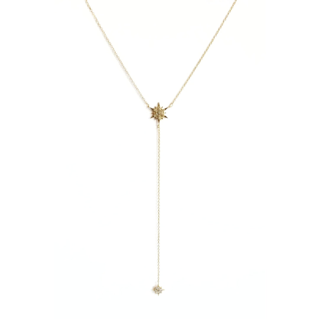 Sunburst Lariat Necklace