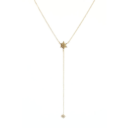 Sunburst Lariat Necklace