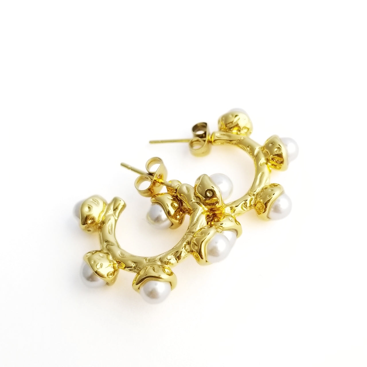 Milan Pearl Hoops