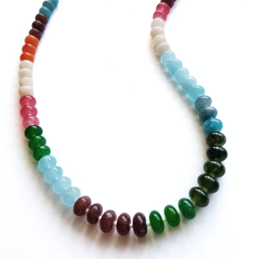 Beaded Gemstone Necklace