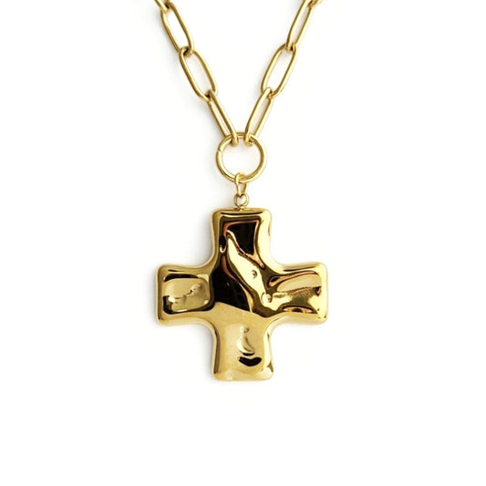 Modern Cross Necklace