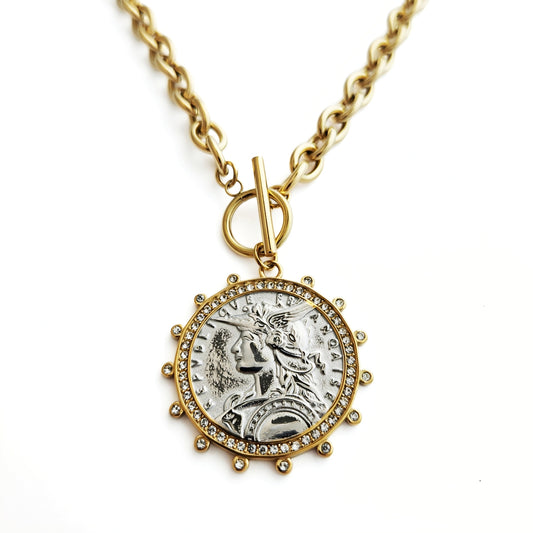 Rome Coin Necklace