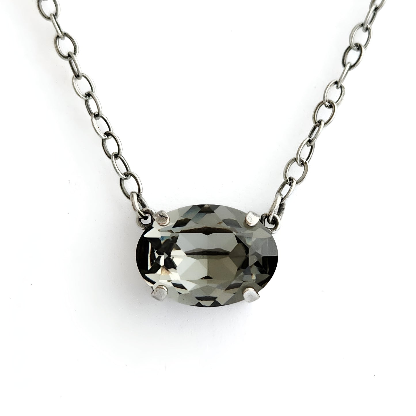 Eclipse Necklace in Black Diamond