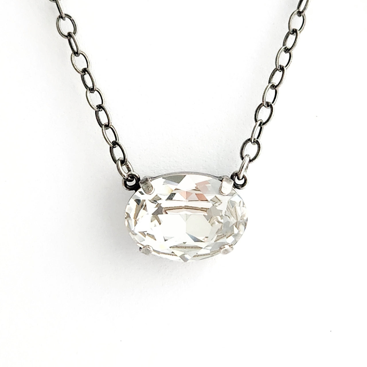 Eclipse Necklace in Crystal Clear