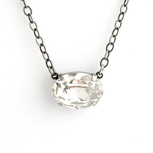 Eclipse Necklace in Crystal Clear