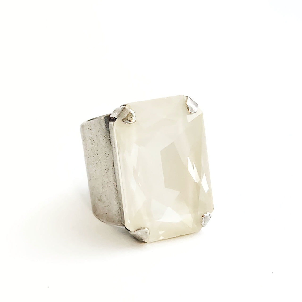 Phoenix Ring in Crystal Linen Ignite