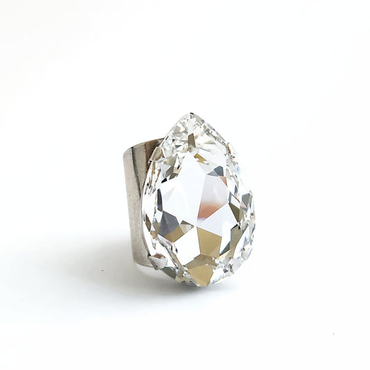 Atlas Ring in Crystal Clear